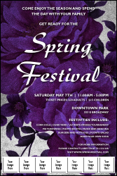 Spring Logo Poster