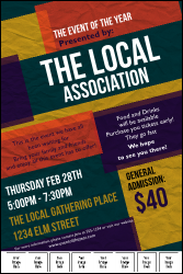 All Purpose Blocks Logo Poster