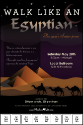 Egyptian Logo Poster