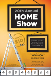 Home Makeover Logo Poster