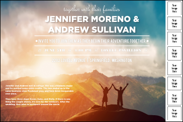 Outdoors Wedding Logo Poster