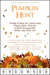 Pumpkin Patch Logo Poster