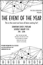 All Purpose Geometric Black and White Image Poster