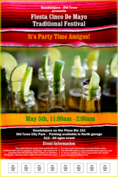 Mas Cervezas Party Poster