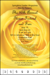 Yellow Rose Poster with Image Upload