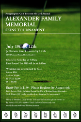 Golf Photo Logo Poster