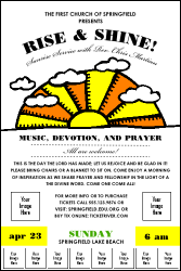 Sunrise Retro Logo Poster