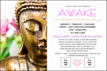 Buddha Statue Poster with 2 upload images