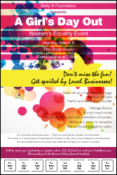 Women's Expo Abstract Logo Poster