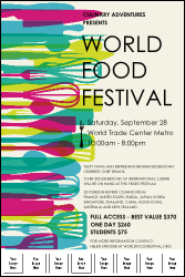 World Food Festival Logo Poster