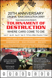 Crash Zone Logo Poster