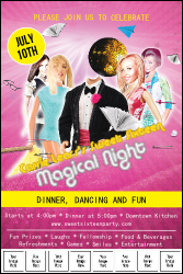 Birthday Party Logo Poster