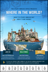 World Travel Logo Poster