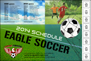 Soccer Schedule Logo Poster
