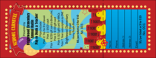 School Carnival Raffle Ticket