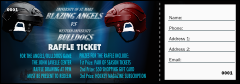 Hockey Faceoff Raffle Ticket