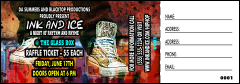 Hip Hop Graffiti Raffle Ticket