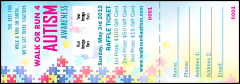 Autism Awareness Raffle Ticket