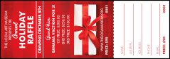 Holiday Gift Raffle Ticket