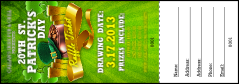 St. Patrick's Day Party Raffle Ticket
