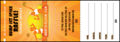 Volleyball Sun Rays Raffle Ticket