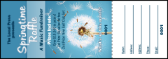 Dandelion Raffle Ticket
