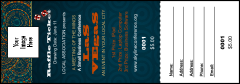 Las Vegas Lucky Raffle Ticket