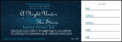 Star Theme Raffle Ticket