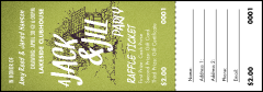 Jack and Jill 2 Raffle Ticket
