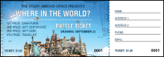World Travel Raffle Ticket