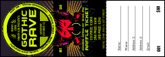Goth Rave Raffle Ticket