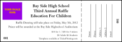 Color Logo Raffle Ticket 003