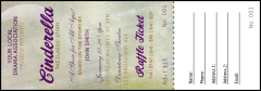 Cinderella Raffle Ticket