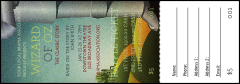 Wizard of Oz Raffle Ticket