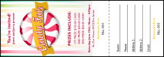Candy Raffle Ticket