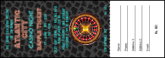 Casino Raffle Ticket