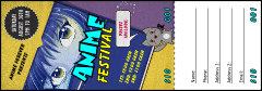 Anime Raffle Ticket