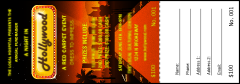 Hollywood Skyline Raffle Ticket
