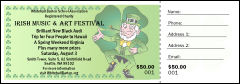 St. Patrick's Day Raffle Ticket 001