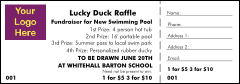 Color Logo Raffle Ticket 001