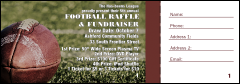 American Football Raffle Ticket 001