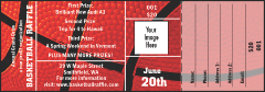 Basketball Raffle Ticket 003