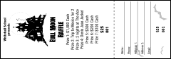 Haunted House Raffle Ticket