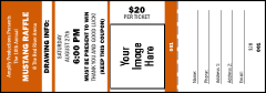 Your Image Raffle Ticket 001 (Orange)