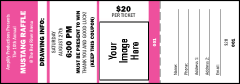 Your Image Raffle Ticket 001 (Pink)
