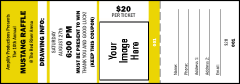 Your Image Raffle Ticket 001 (Yellow)