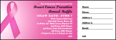Pink Ribbon Raffle Ticket 002