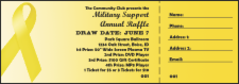 Yellow Ribbon Raffle Ticket