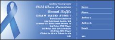Blue Ribbon Raffle Ticket
