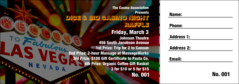 Las Vegas Casino Raffle Ticket